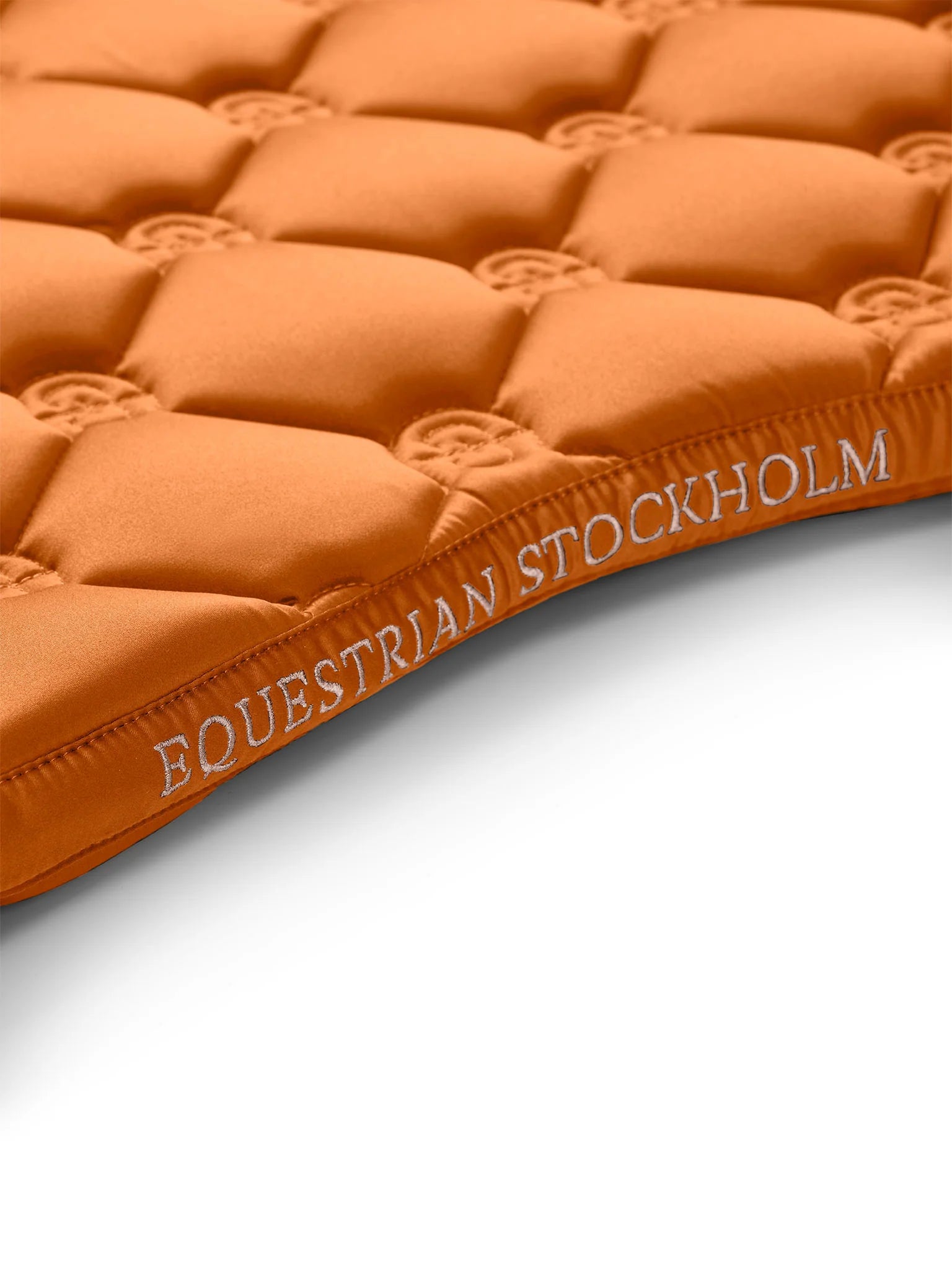 Equestrian Stockholm Jump Saddle Pad Satin (Chestnut)