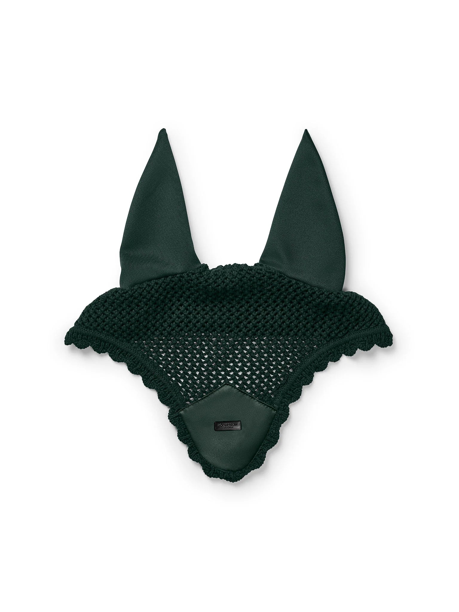 Equestrian Stockholm Ear Bonnet Satin (Sycamore Green)