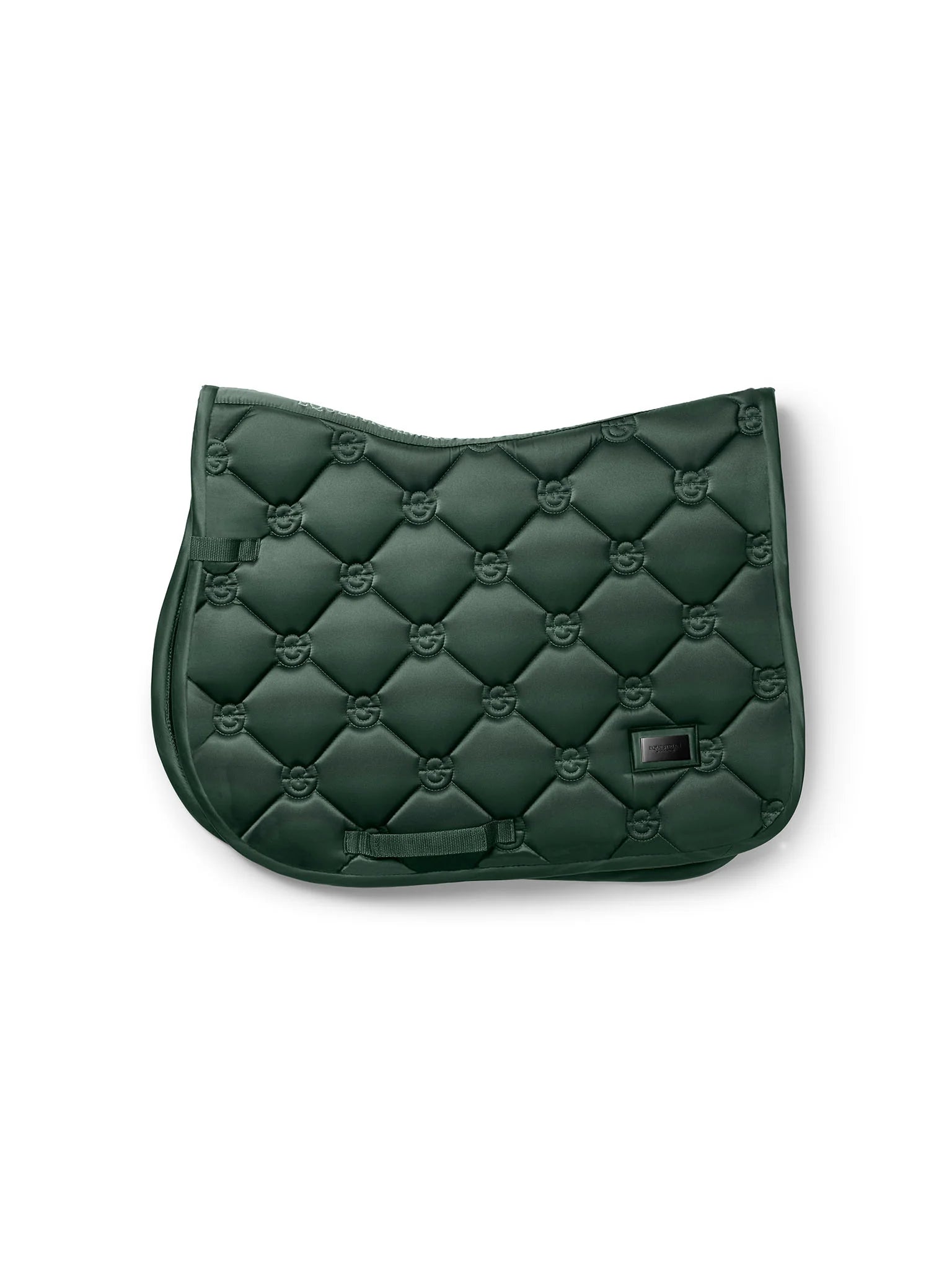 Equestrian Stockholm Jump Saddle Pad Satin (Sycamore Green)