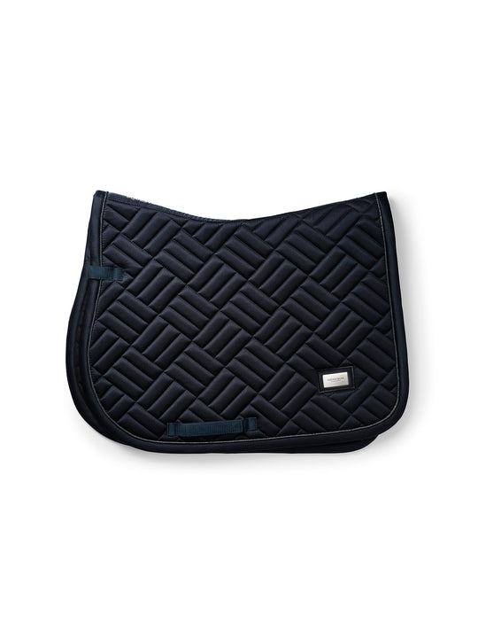 Equestrian Stockholm Jump Saddle Pad Modern Midnight Blue (Full)