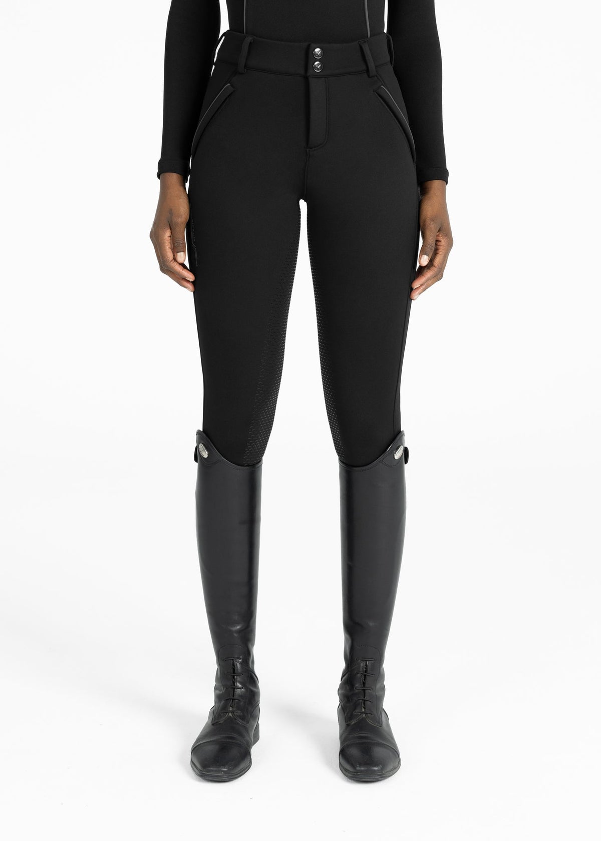 Maximilian Arctic Fleeced Breeches (Black)