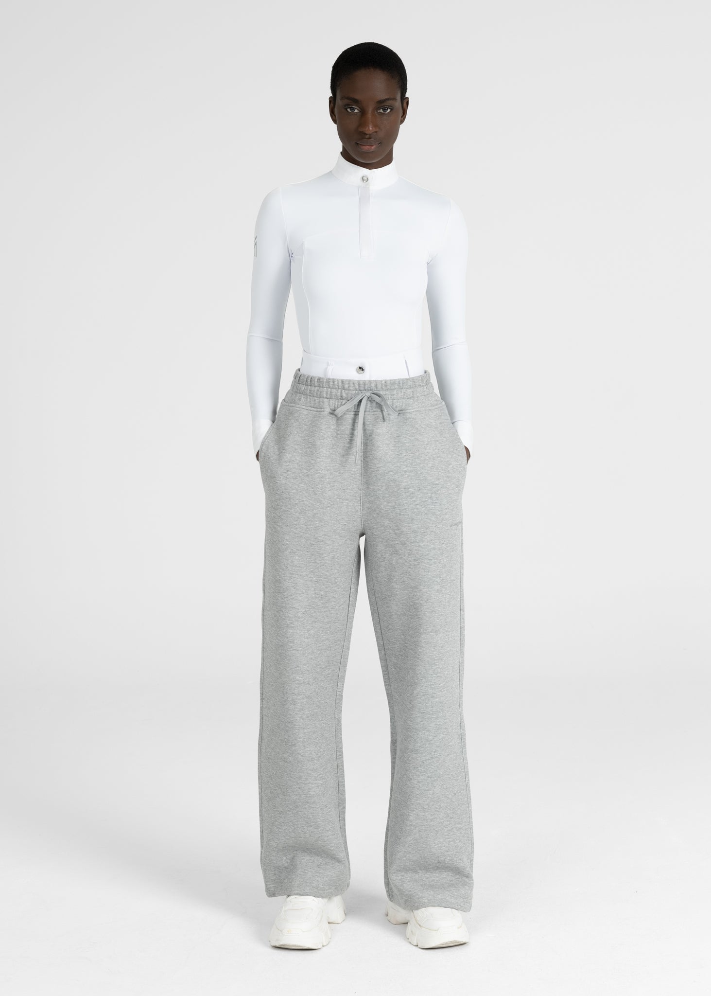 Maximilian Equestrian Icon Sweatpants (GREY)
