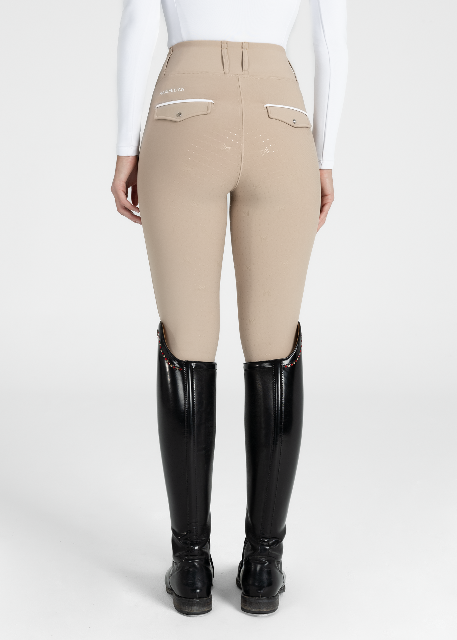 Maximilian Equestrian Pro Riding leggings (BEIGE)