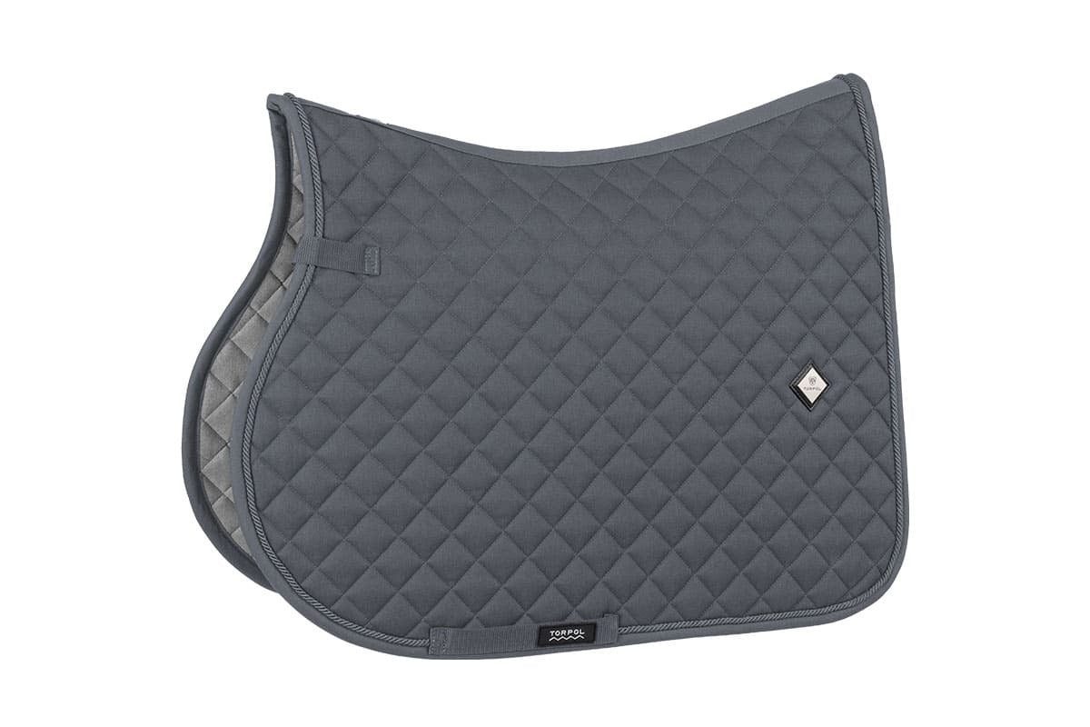 Torpol Jumping Saddle Pad Grey Full