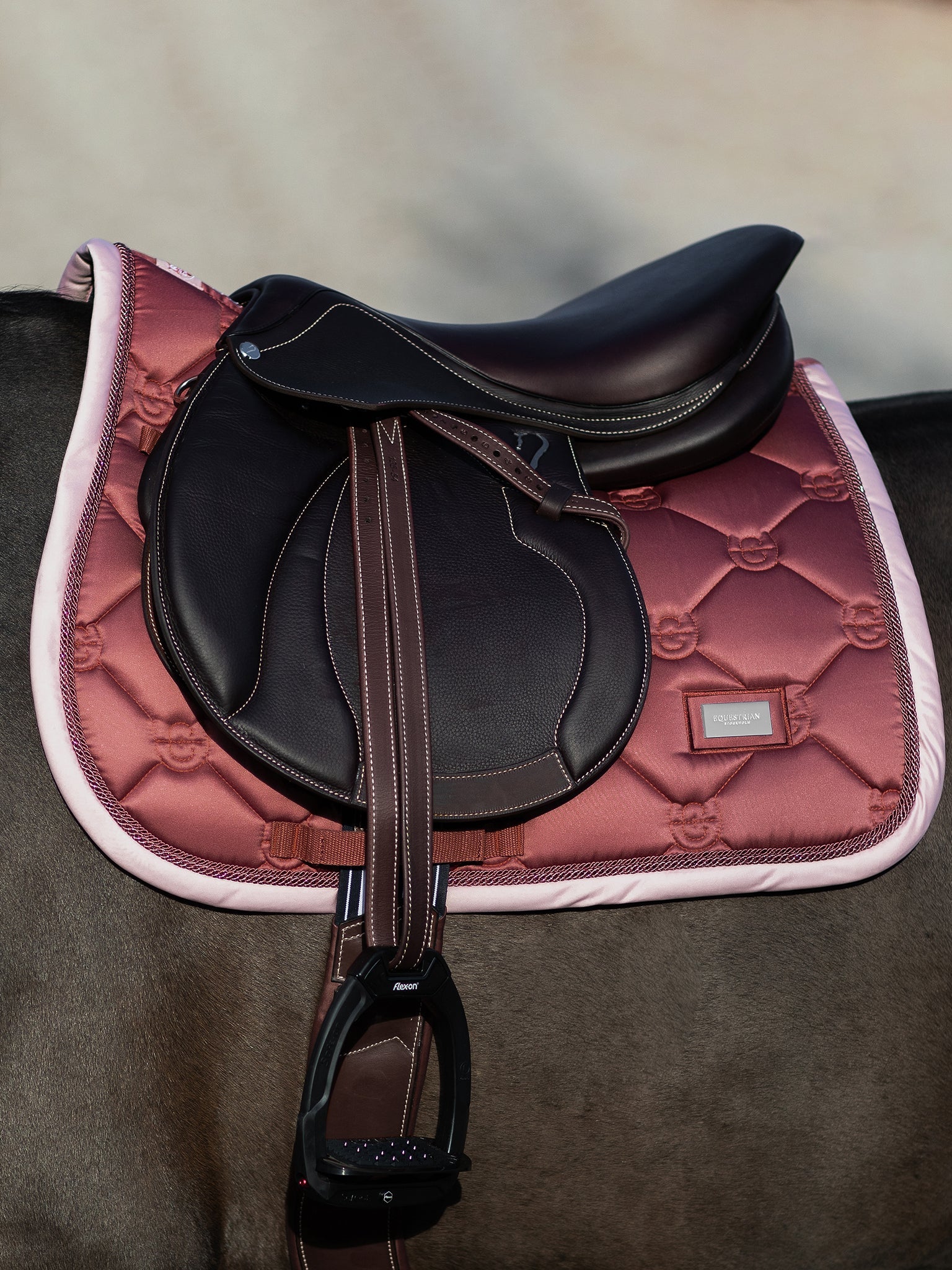 Jump Saddle Pad Amber Rose Full