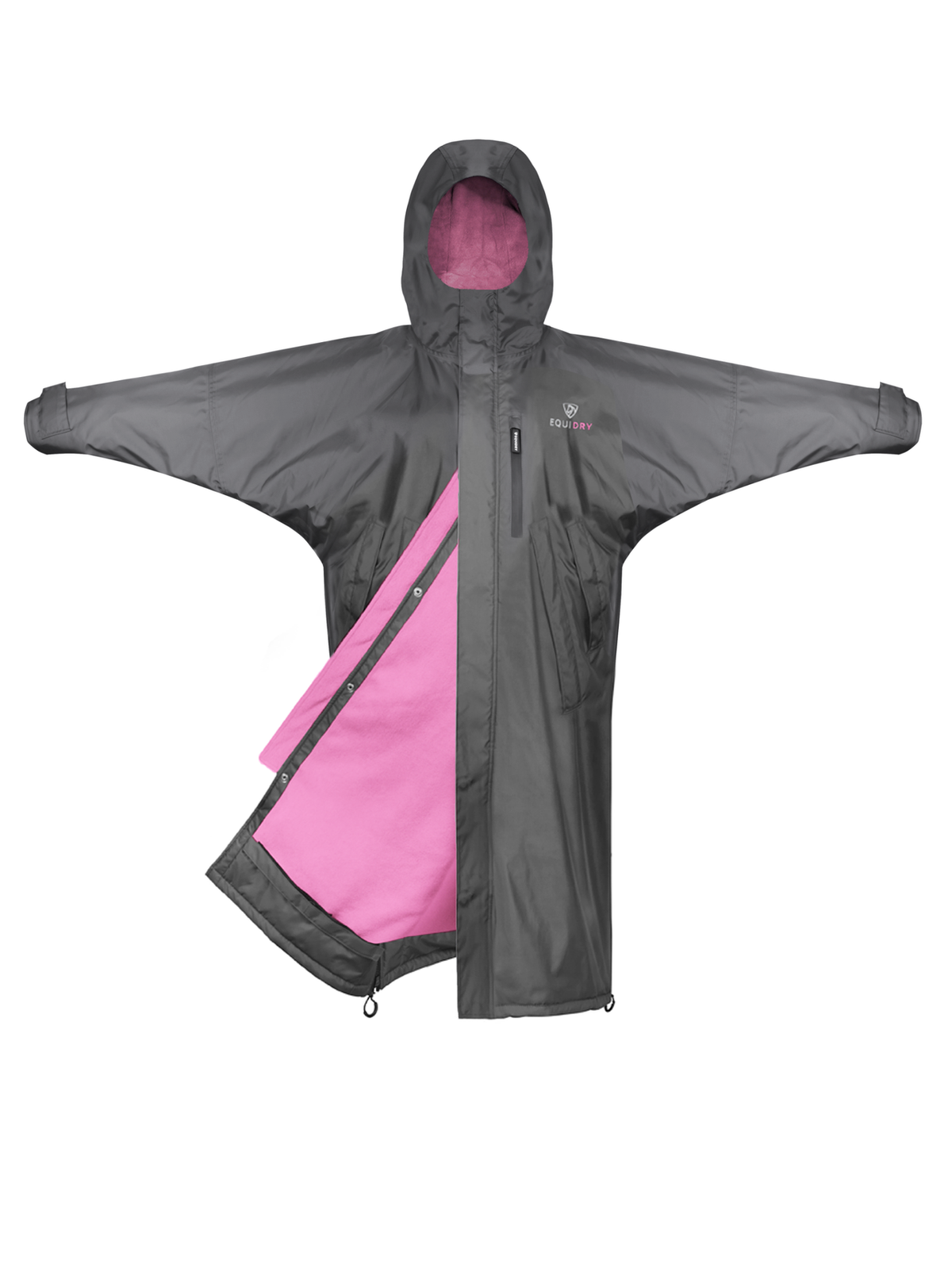 Equidry Evolution Women's | Thin Fleece | Grey/Penelope Pink