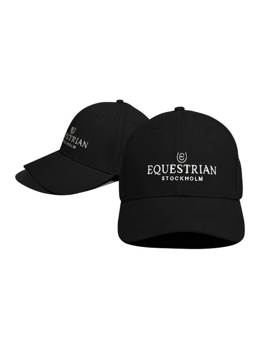 Equestrian Stockholm cepure melnā krāsā
