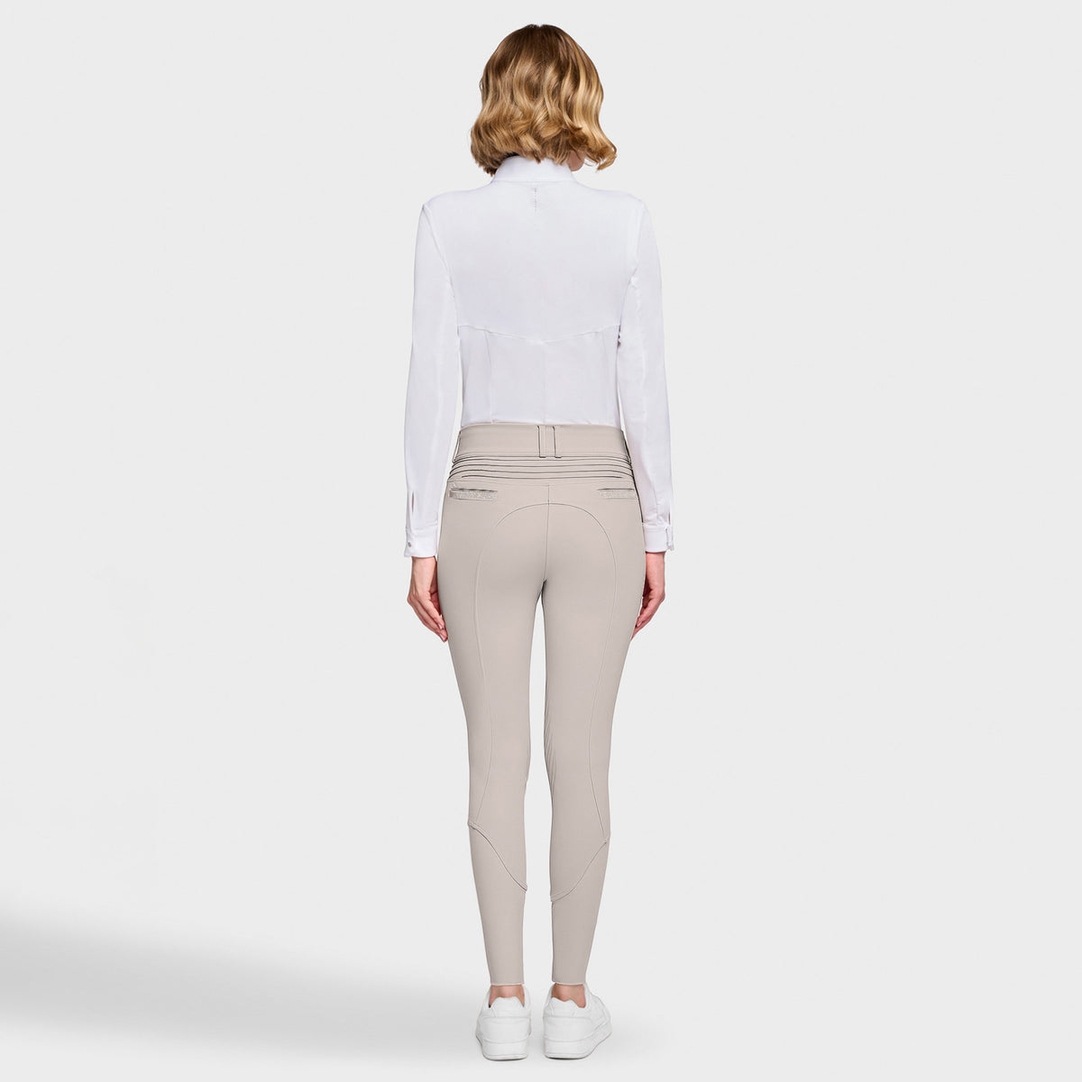 Samshield breeches Clara Premium knee grip (Beige)