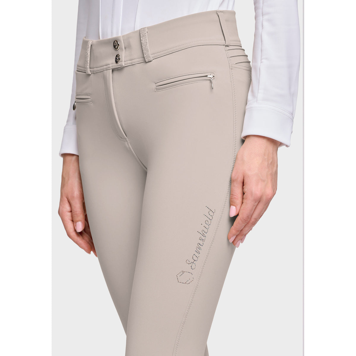 Samshield breeches Clara Premium knee grip (Beige)