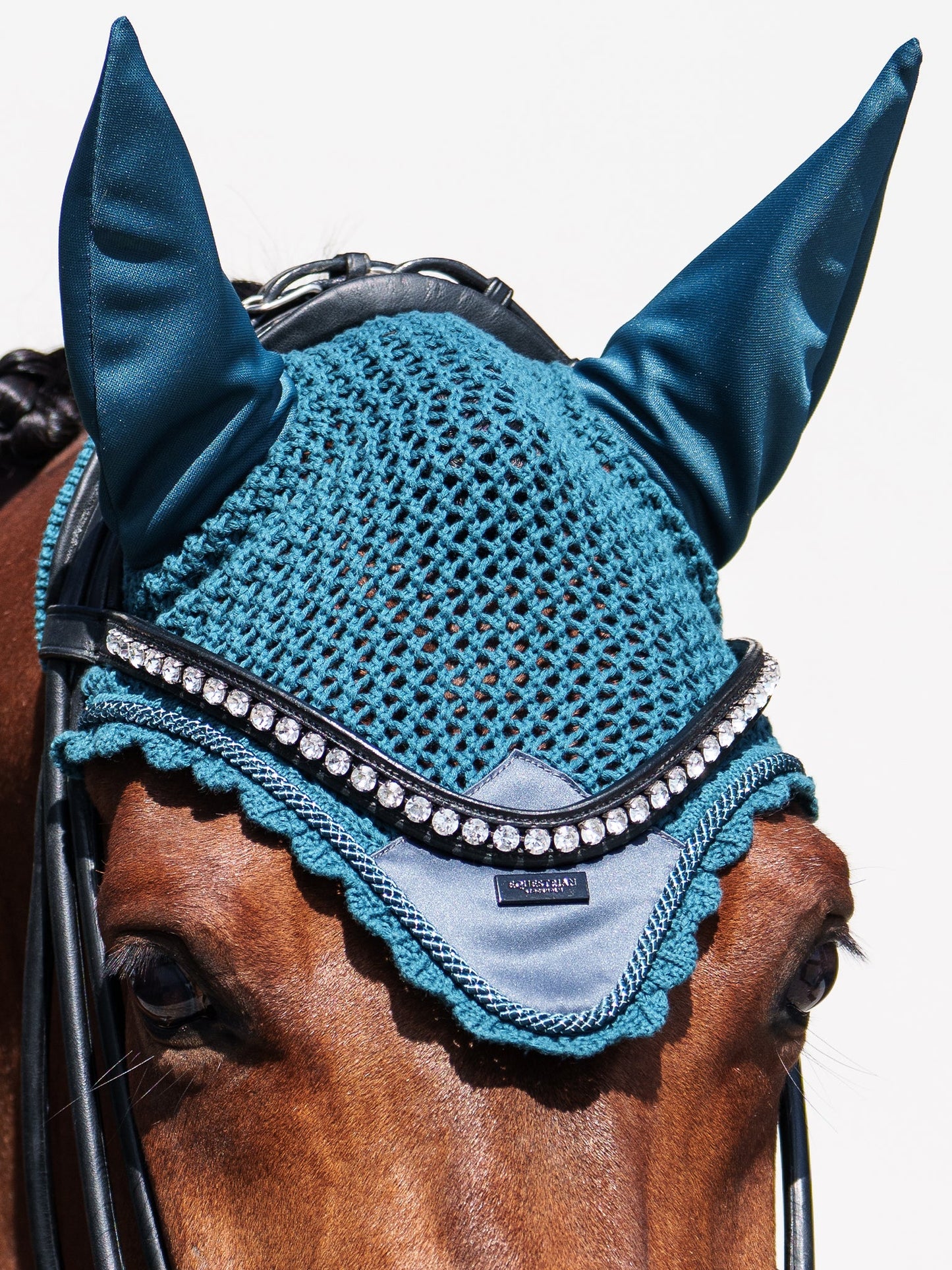 Ear Bonnet Teal Blue