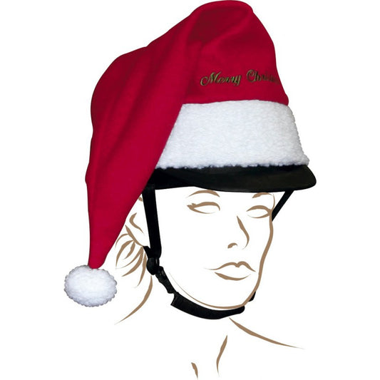 EQUITHÈME "Noël" Christmas helmet cover