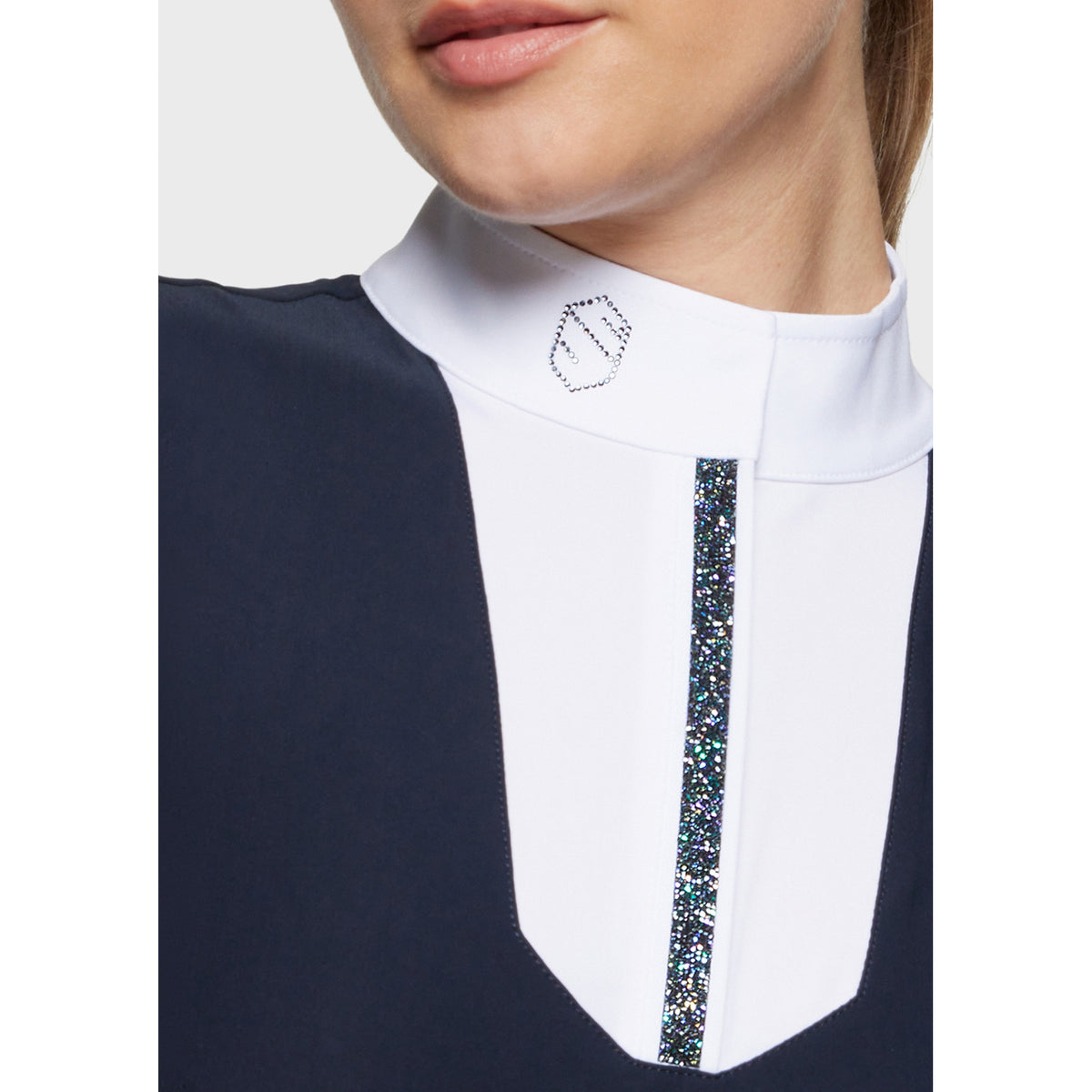 Samshield Competition shirt long sleeve FAUSTINE PREMIUM (Navy Paradise shine)