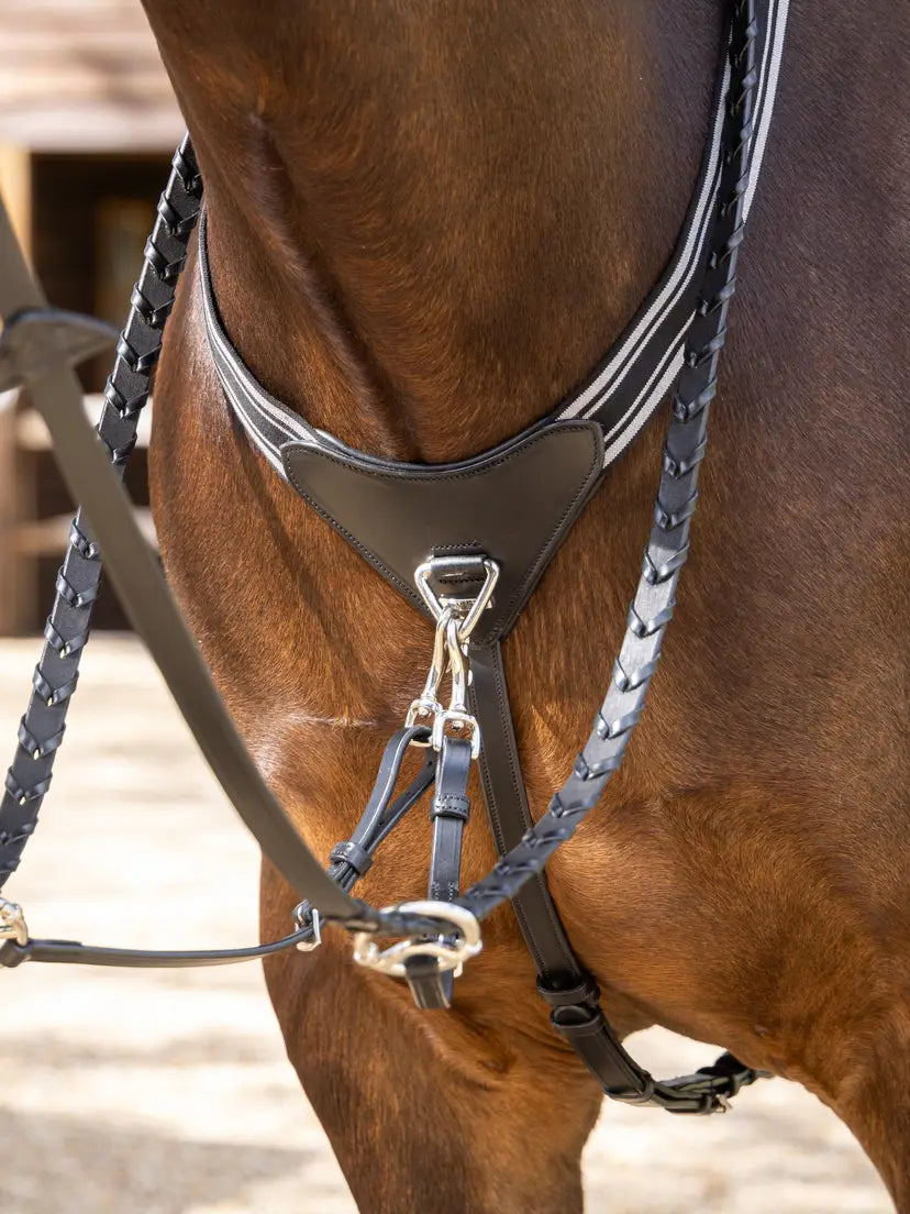 LeMiuex Arika Elasticated Breastplate Black/Silver