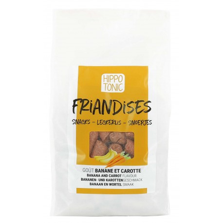 HIPPOTONIC Treats - Banana and Carrot Flavor 1 kg