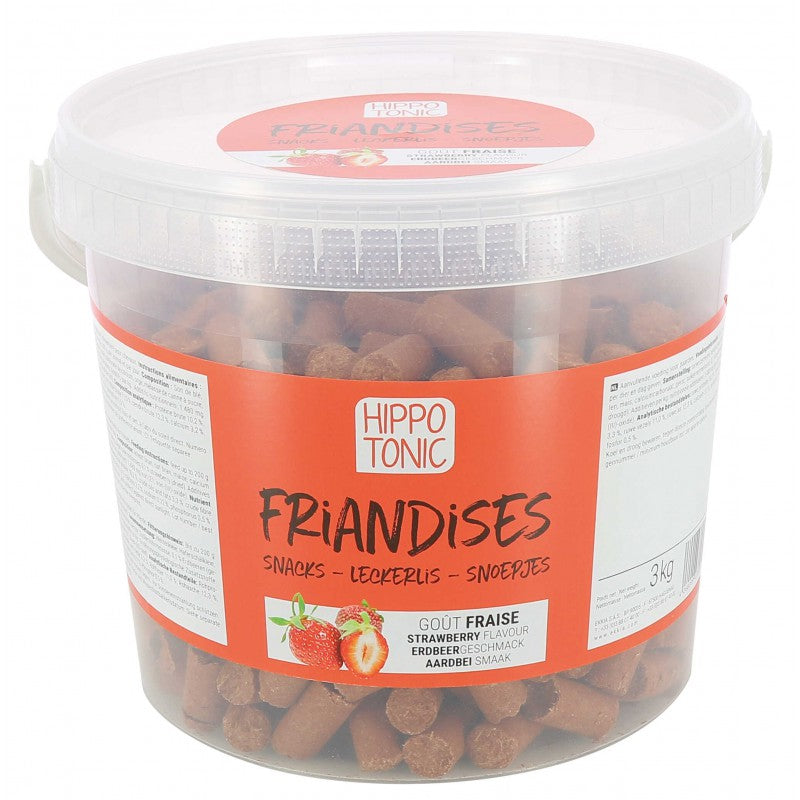 HIPPOTONIC Treats - Strawberry Flavor 3 kg