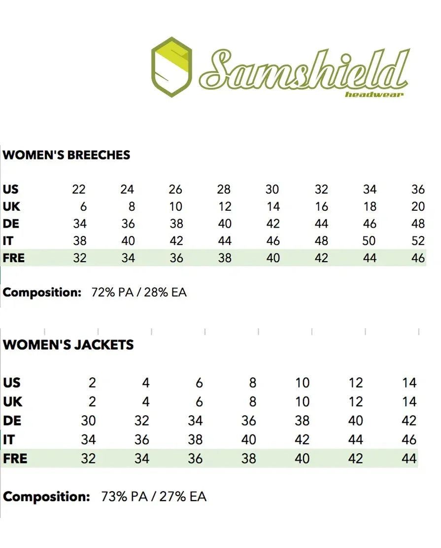 Samshield breeches Clara Premium knee grip (Beige)