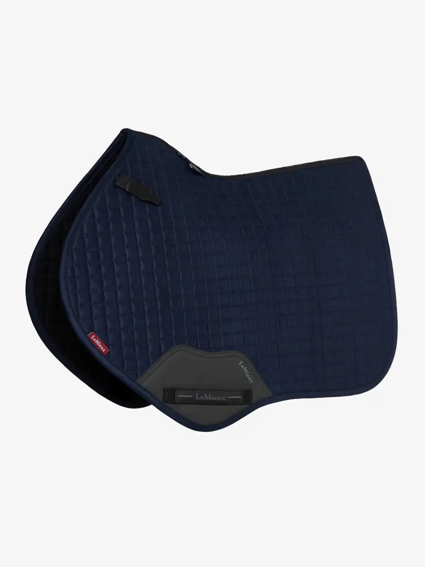 LeMiuex Suede Close Contact Square Navy