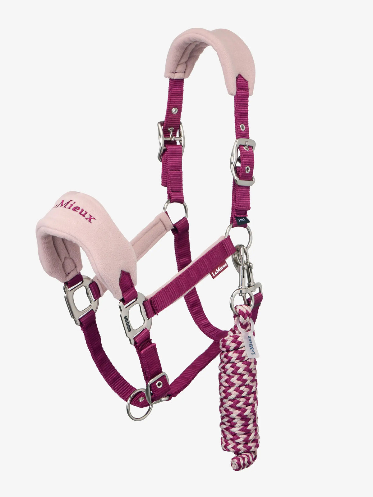 Vogue Headcollar & Leadrope Blackberry