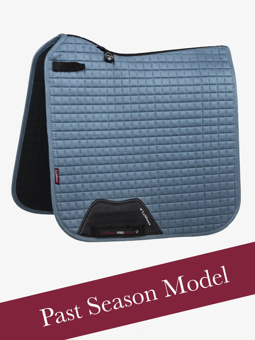 LeMieux Suede Dressage Square Ice Blue