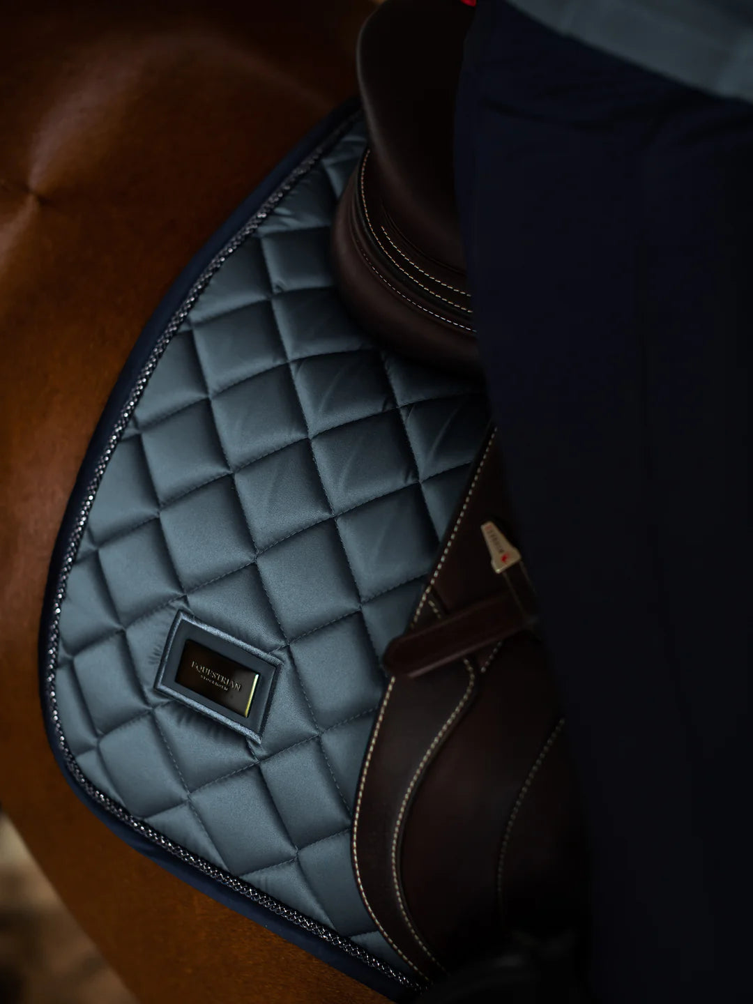 Jump Saddle Pad Metallic Blue