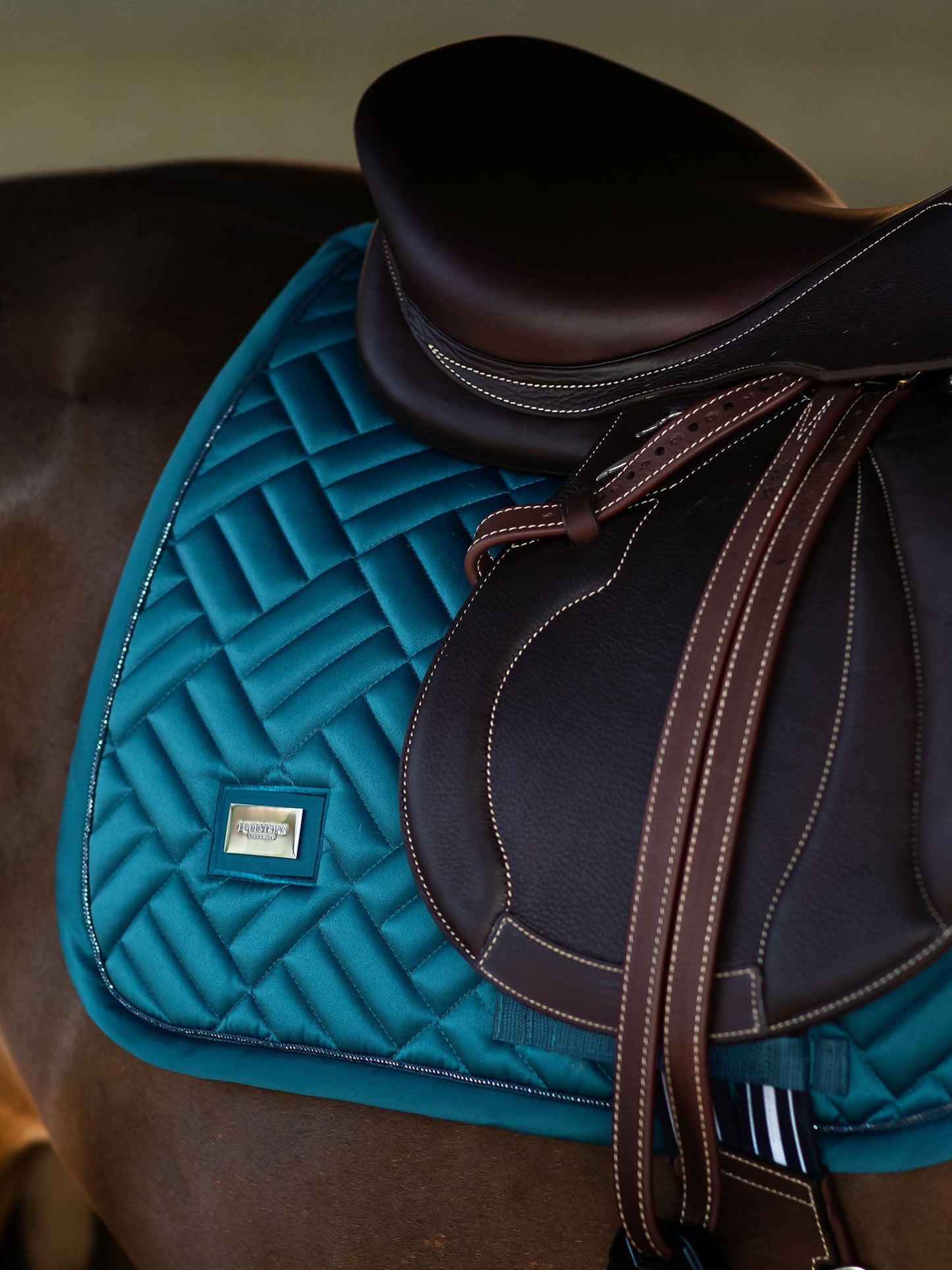 Jump Saddle Pad Modern Teal Blue