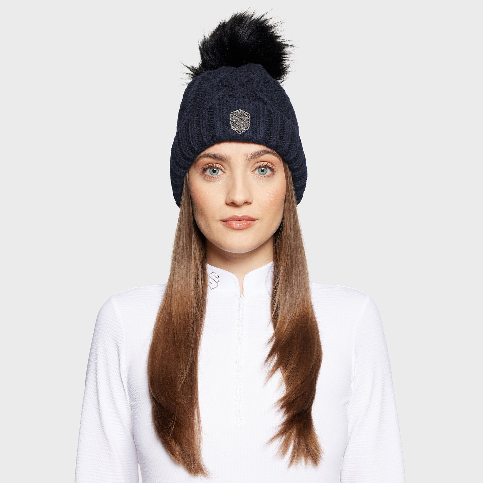 Samshield Nora Crystal cepure navy krāsā