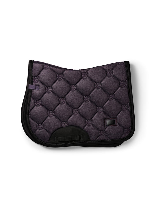 Equestrian Stockholm Jump Saddle Pad Purple Glimmer (Full)