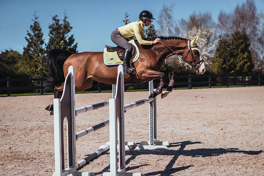 Jump Saddle Pad Soft Lemon Full