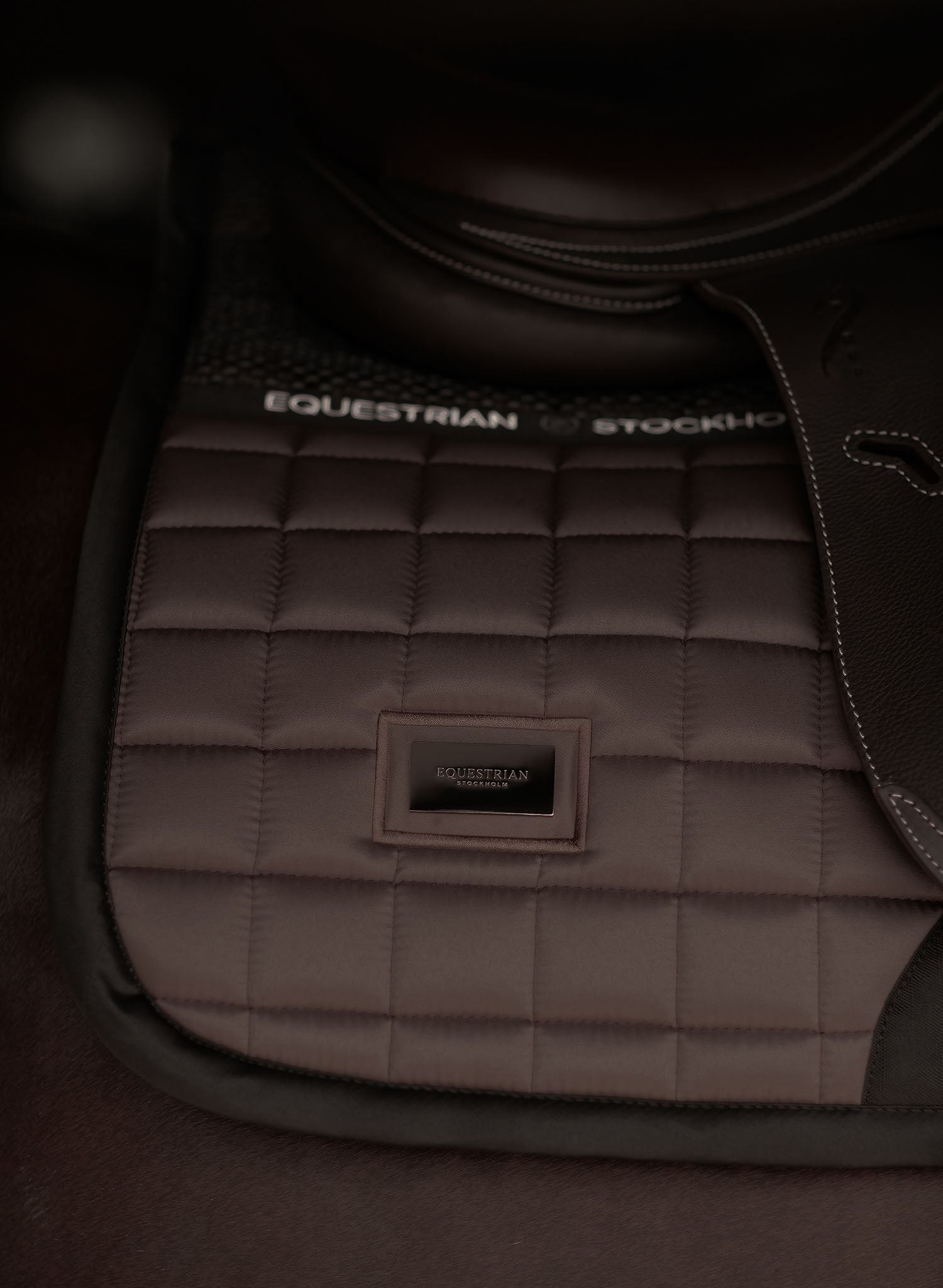 Equestrian Stockholm Jump Saddle Pad Performance Mocha