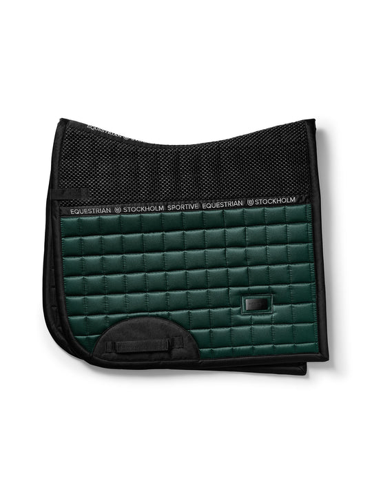 Equestrian Stockholm Dressage Saddle Pad Performance Sycamore Green (Full)
