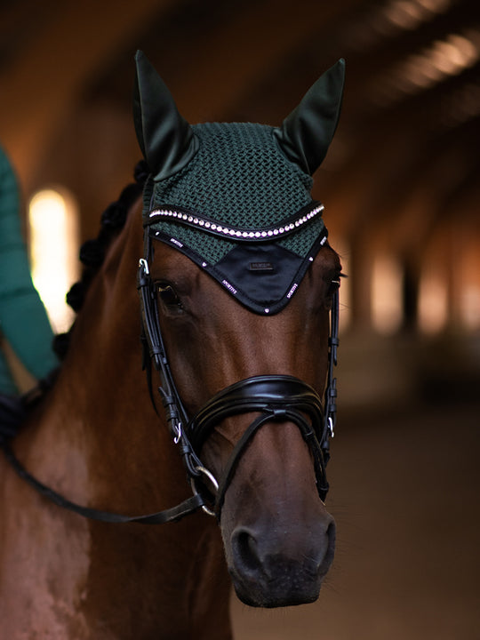 Equestrian Stockholm Ear Bonnet Performance Sycamore Green