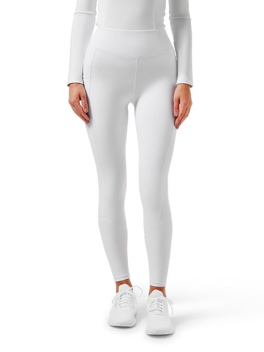 Equestrian Stockholm Riding Tights legingi baltā krāsā. 